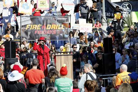 Fire Drill Fridays Kundgebung in Los Angeles