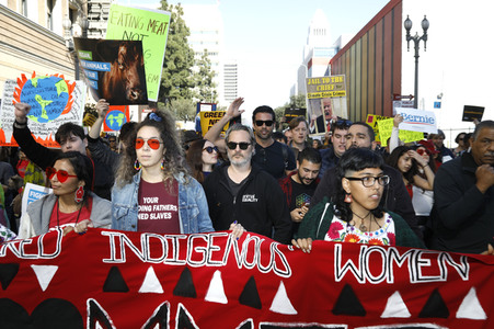 Fire Drill Fridays Kundgebung in Los Angeles