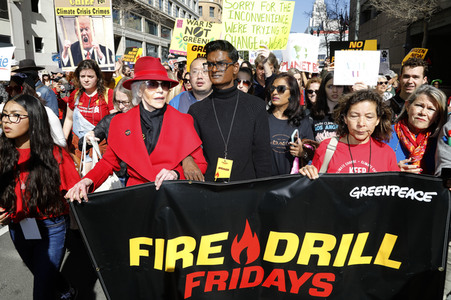 Fire Drill Fridays Kundgebung in Los Angeles
