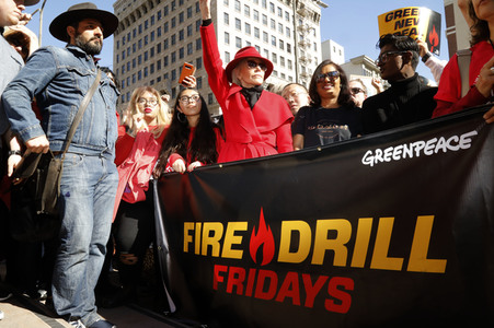 Fire Drill Fridays Kundgebung in Los Angeles