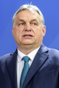 Pressekonferenz mit Angea Merkel und Viktor Orbán in Berlin