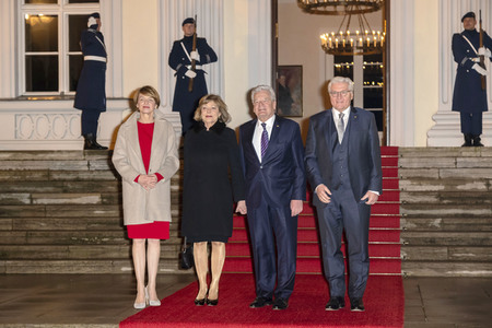 Abendessen zu Ehren von Joachim Gaucks 80. Geburtstag in Berlin