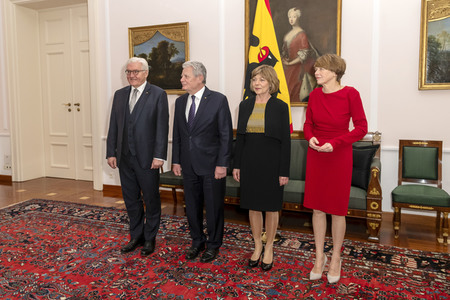 Abendessen zu Ehren von Joachim Gaucks 80. Geburtstag in Berlin