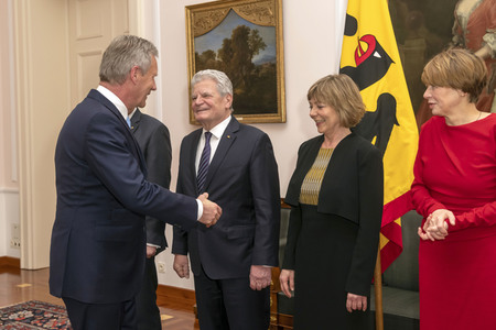 Abendessen zu Ehren von Joachim Gaucks 80. Geburtstag in Berlin