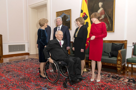 Abendessen zu Ehren von Joachim Gaucks 80. Geburtstag in Berlin