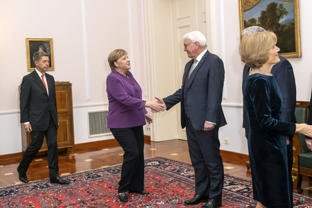 Abendessen zu Ehren von Joachim Gaucks 80. Geburtstag in Berlin