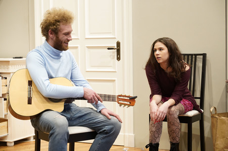 Theaterprobe 'Schmetterlinge sind frei' in Berlin