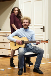 Theaterprobe 'Schmetterlinge sind frei' in Berlin