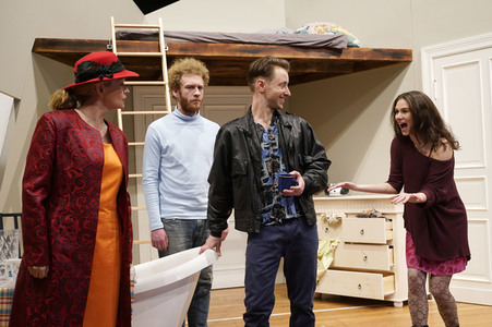 Theaterprobe 'Schmetterlinge sind frei' in Berlin