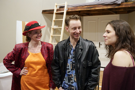 Theaterprobe 'Schmetterlinge sind frei' in Berlin