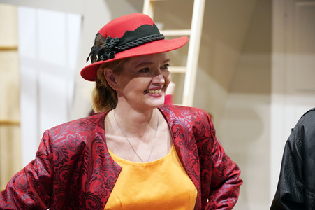 Theaterprobe 'Schmetterlinge sind frei' in Berlin