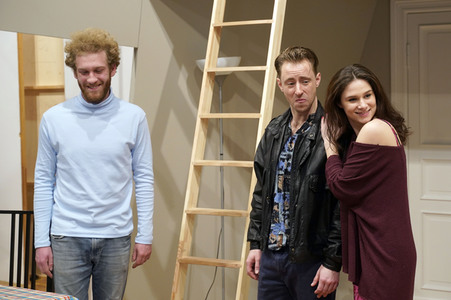 Theaterprobe 'Schmetterlinge sind frei' in Berlin