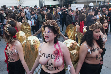 Femen Demonstration in Madrid