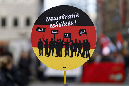 Gegendemo der Antifa in Köln