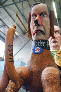 Richtfest für den Rosenmontagszug 2020 in Köln