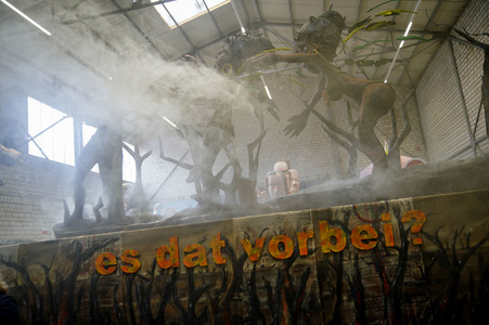 Richtfest für den Rosenmontagszug 2020 in Köln