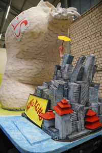 Richtfest für den Rosenmontagszug 2020 in Köln