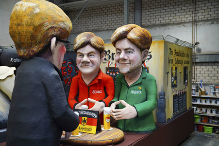 Richtfest für den Rosenmontagszug 2020 in Köln