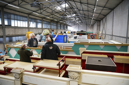 Richtfest für den Rosenmontagszug 2020 in Köln