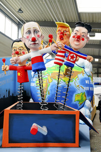 Richtfest für den Rosenmontagszug 2020 in Köln