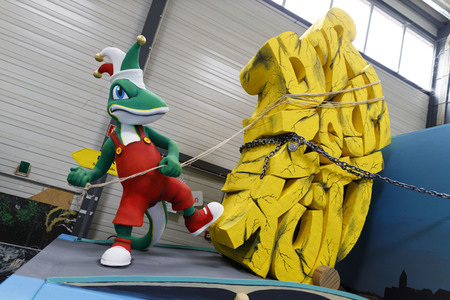 Richtfest für den Rosenmontagszug 2020 in Köln