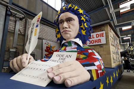 Richtfest für den Rosenmontagszug 2020 in Köln