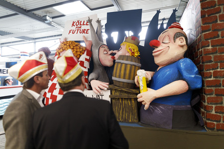 Richtfest für den Rosenmontagszug 2020 in Köln