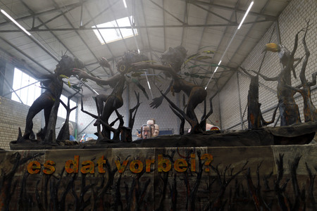 Richtfest für den Rosenmontagszug 2020 in Köln