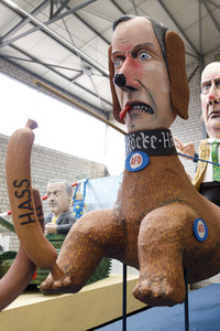 Richtfest für den Rosenmontagszug 2020 in Köln