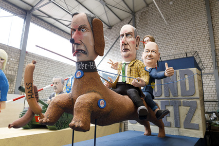 Richtfest für den Rosenmontagszug 2020 in Köln