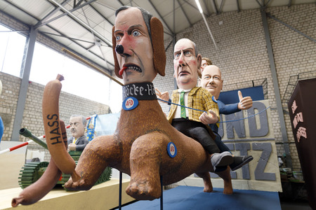 Richtfest für den Rosenmontagszug 2020 in Köln