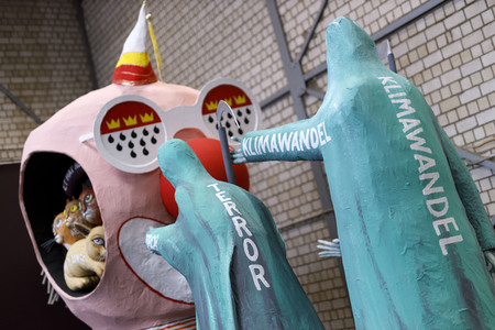 Richtfest für den Rosenmontagszug 2020 in Köln