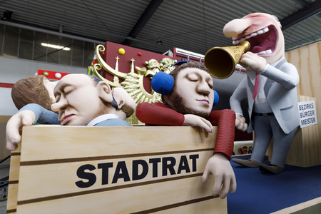 Richtfest für den Rosenmontagszug 2020 in Köln