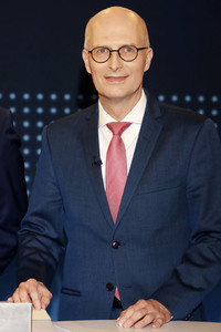 Fototermin mit den Spitzenkandidaten der Wahlen 2020 in Hamburg