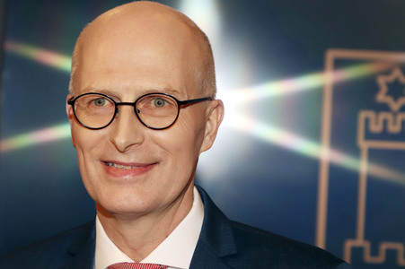 Fototermin mit den Spitzenkandidaten der Wahlen 2020 in Hamburg