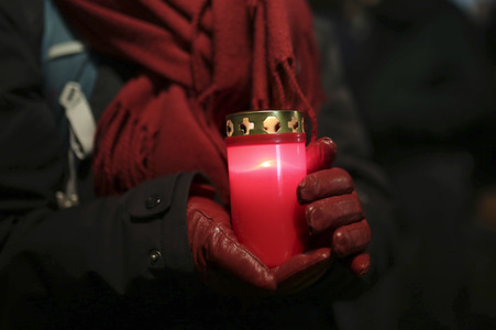 Demonstration in Gedenken an die Opfer vom rechtsextremen Anschlag von Hanau in Berlin