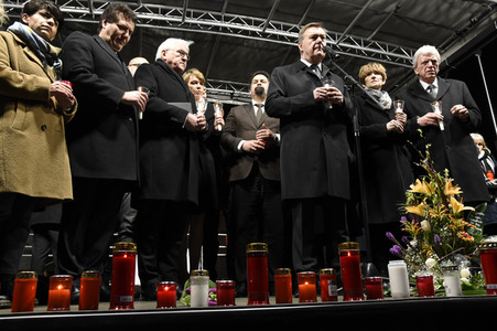 Mahnwache für die Terroropfer in Hanau