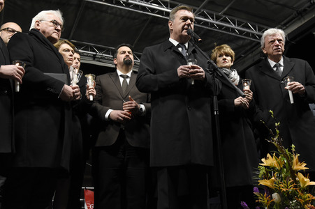 Mahnwache für die Terroropfer in Hanau