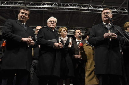 Mahnwache für die Terroropfer in Hanau