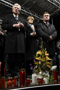 Mahnwache für die Terroropfer in Hanau