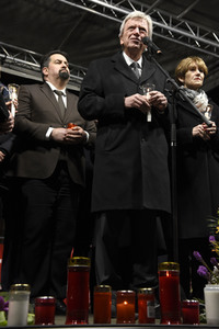 Mahnwache für die Terroropfer in Hanau