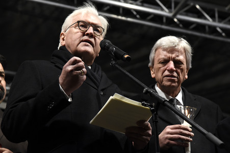 Mahnwache für die Terroropfer in Hanau