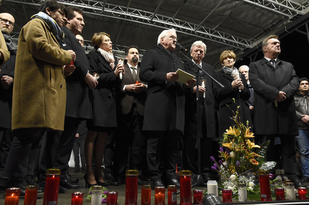 Mahnwache für die Terroropfer in Hanau