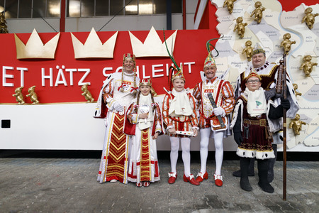 Richtfest für den Rosenmontagszug 2020 in Köln
