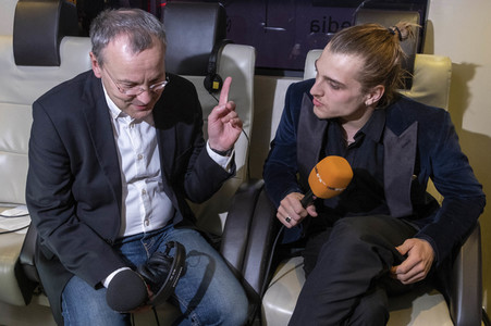 Interview im Radio Eins Bus, Berlinale 2020