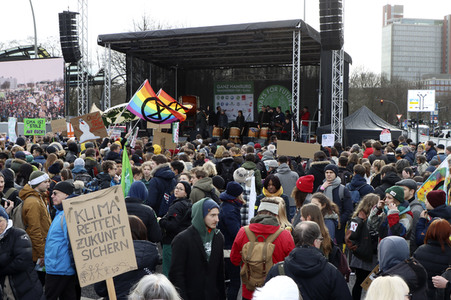 'Fridays for Future' Demonstration in Hamburg