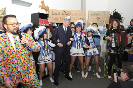 Lindener Narren stürmen die Niedersächsische Staatskanzlei in Hannover