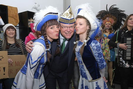 Lindener Narren stürmen die Niedersächsische Staatskanzlei in Hannover