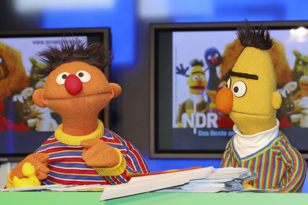 Präsentation der Sonderbriefmarke 'Sesamstrasse' in Hamburg