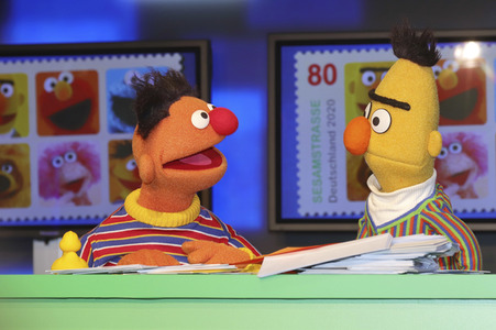 Präsentation der Sonderbriefmarke 'Sesamstrasse' in Hamburg